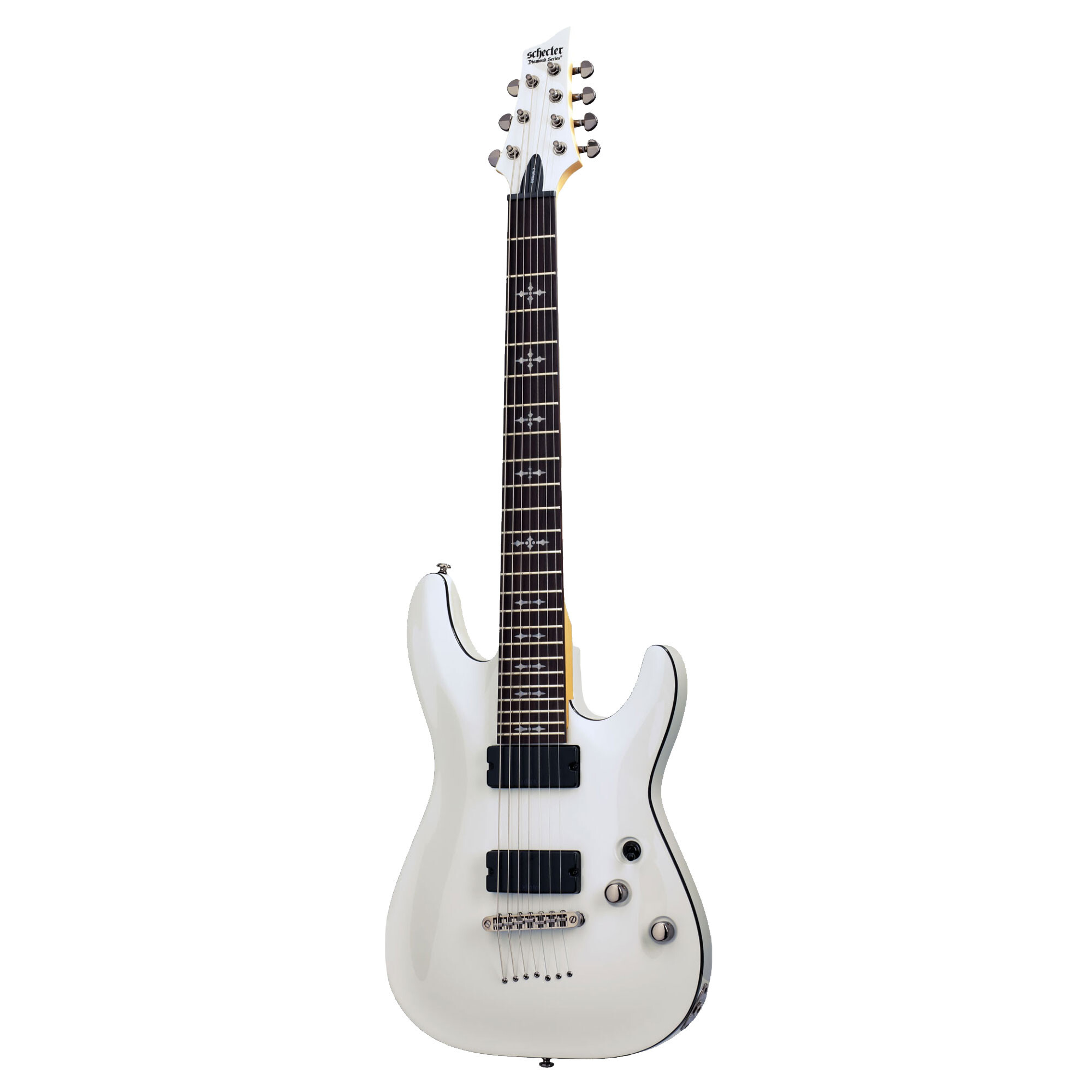 Schecter Demon 7 Vintage White