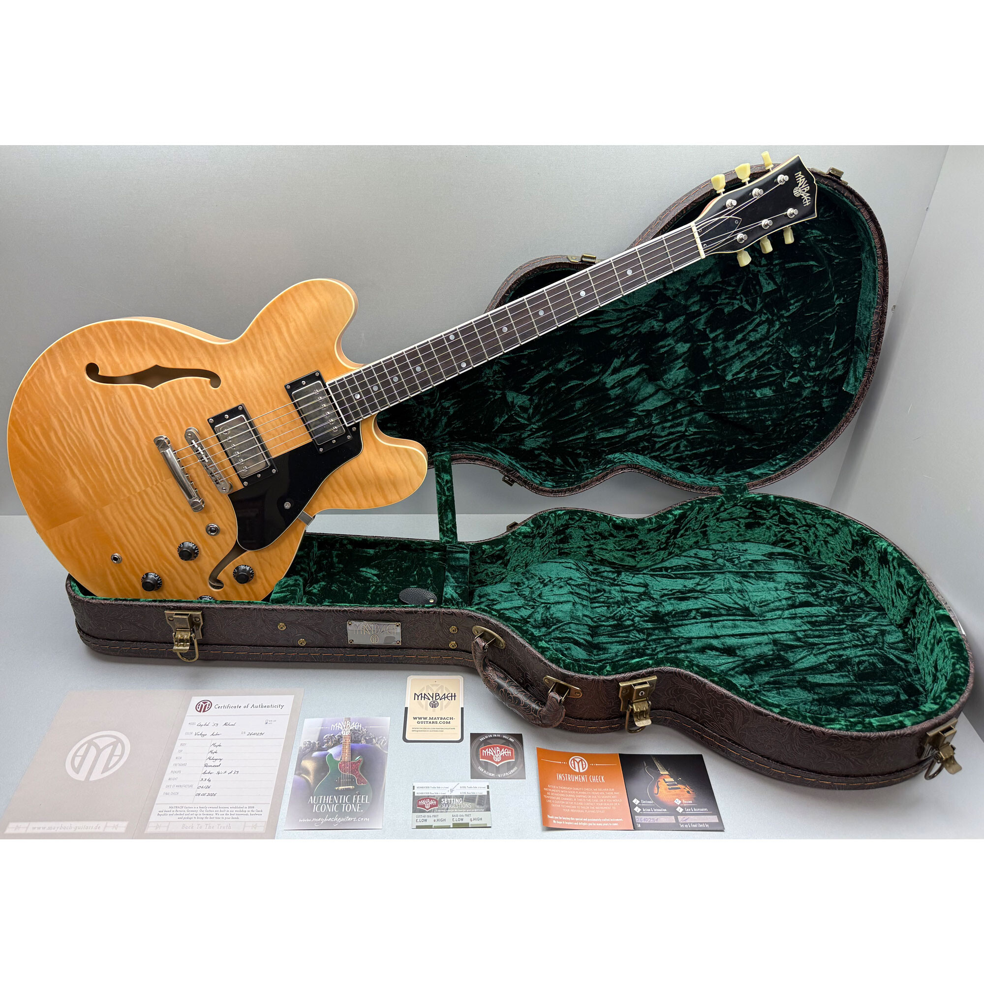 Maybach Capitol 59 Amber Natural Vintage box
