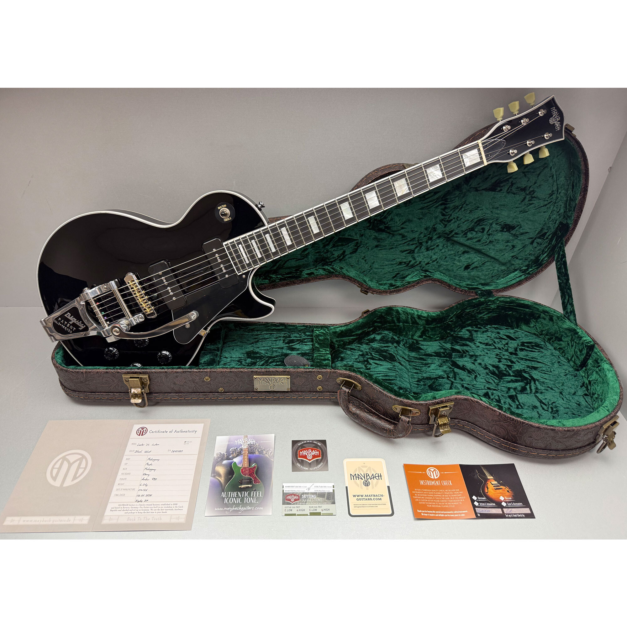 Maybach Lester 54 Custom Bigsby B7 Black box