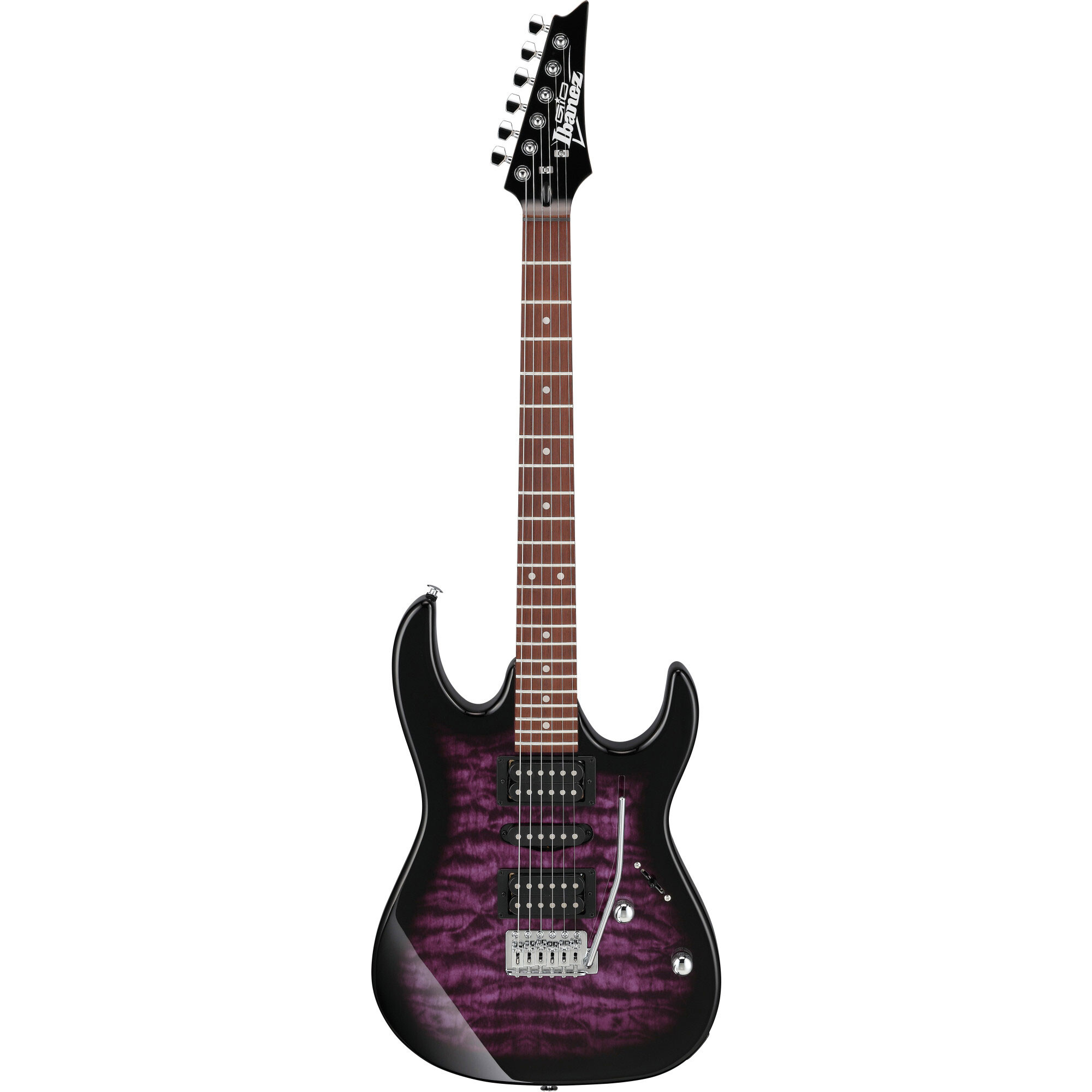 Ibanez RG Gio GRX70QA-TVT Transparent Vi box