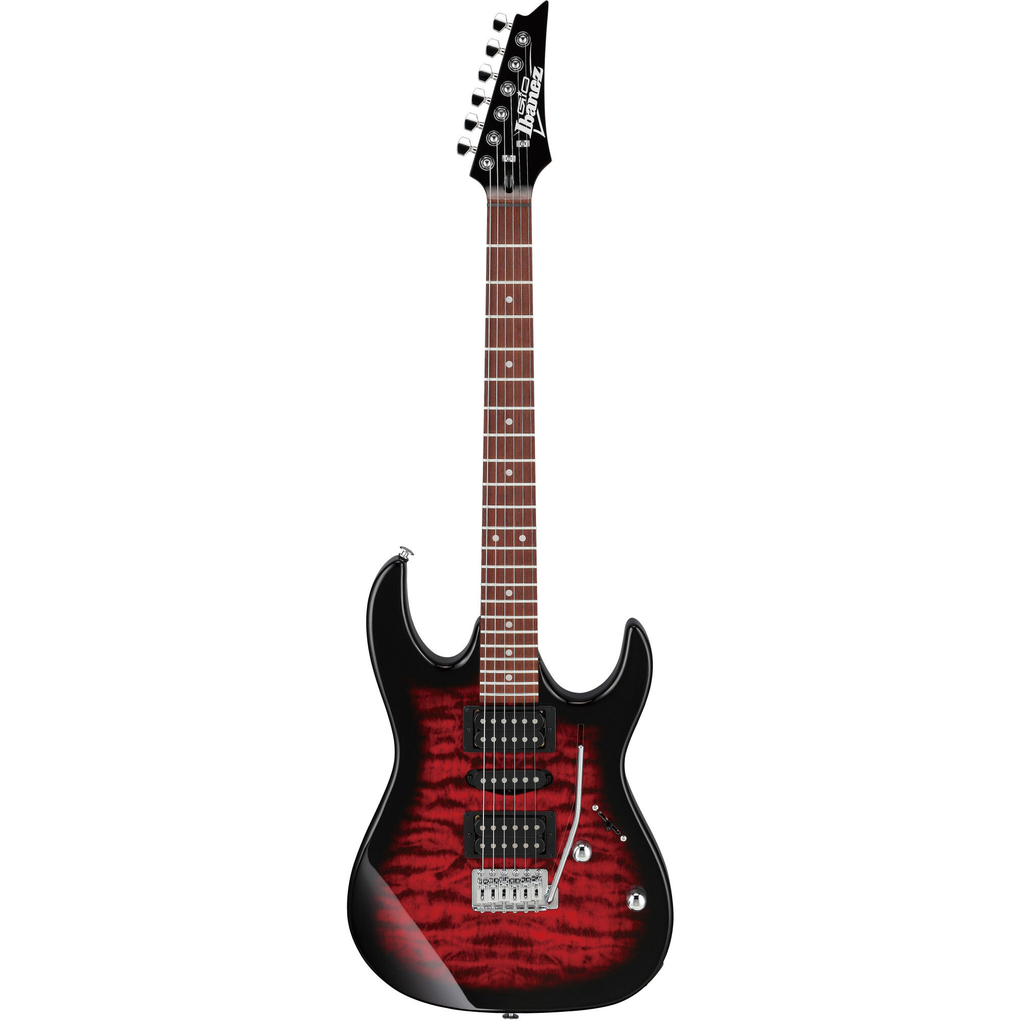 Ibanez RG Gio GRX70QA-TRB Transparent Re box