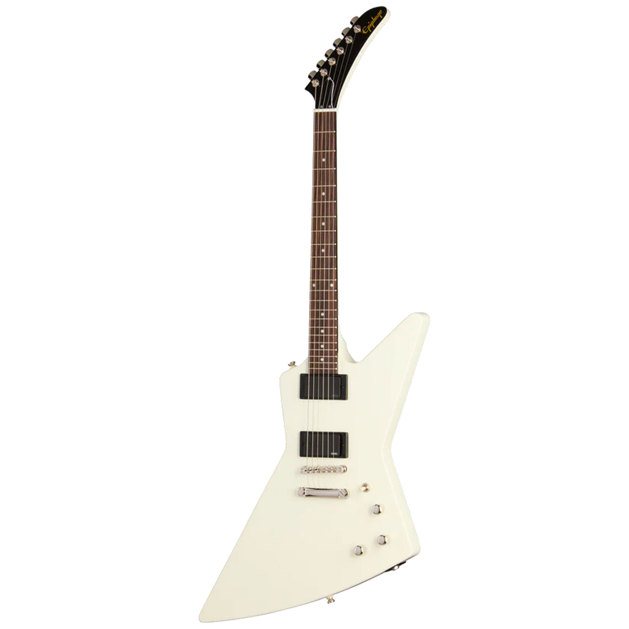 Epiphone Explorer 80s EMG Classic White box