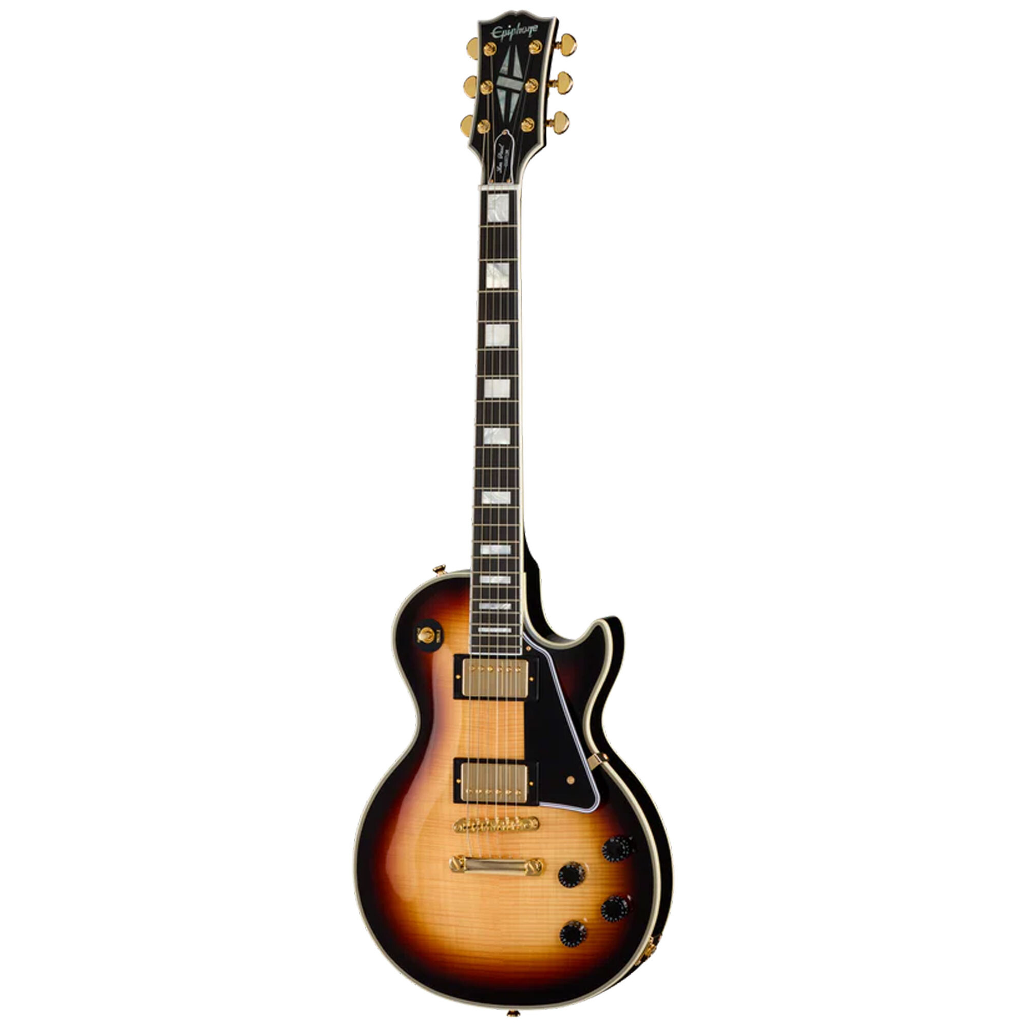 Epiphone IGC Les Paul Custom Sedona Burs box